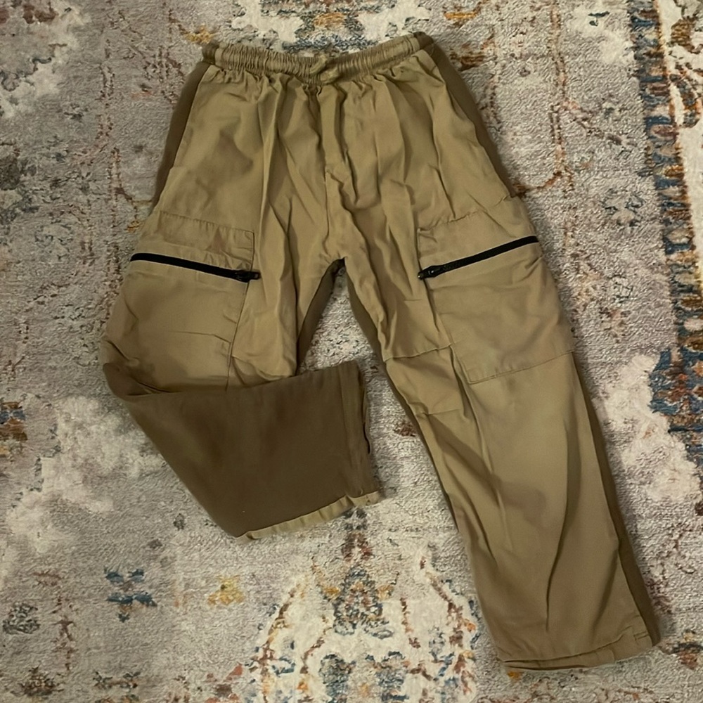 Zara Mixed Zipper Pants
